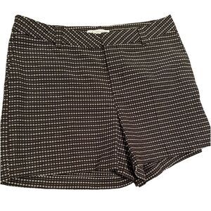 Liz Claiborne Petite Dress Shorts Size 6 Black & White Flat Front
